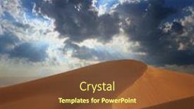  Presentation with sahara - Amazing slides having big-sand-dune-in-sahara backdrop and a tawny brown colored foreground