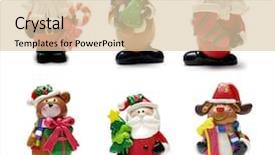  Presentation with christmas borders ornament border - Colorful presentation theme enhanced with big set of six christmas backdrop and a lemonade colored foreground