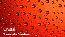  Presentation with colored - Audience pleasing slides consisting of big small bubbles - colored drops on the glass backdrop and a  colored foreground