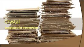  Presentation with watercolor paper texture white art - Amazing slides having big stack of papers isolated backdrop and a tawny brown colored foreground