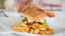  Presentation with burger - 