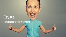  Presentation with happy 18 birthday - Slide deck featuring getting support from her best background and a gray colored foreground.