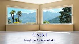  Presentation with colonial architecture kolkata - Cool new slide set with big wall - architecture empty living room backdrop and a sky blue colored foreground