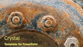  Presentation with tractor - Colorful presentation theme enhanced with big-wheel-close-view backdrop and a tawny brown colored foreground