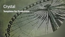  Presentation with look - Audience pleasing slides consisting of big wheel cross processed backdrop and a gray colored foreground
