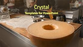  Presentation with cheese plate parmesan cheddar gouda - Amazing slides having big wheel of parmesan cheese backdrop and a  colored foreground