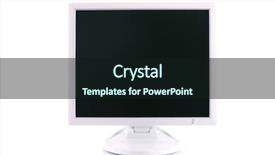  Presentation with black lcd or led tv - Beautiful theme featuring big white lcd monitor backdrop and a wine colored foreground