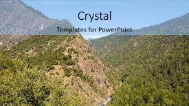  Presentation with scenic - Beautiful PPT theme featuring bigfoot-scenic-byway-hills backdrop and a light blue colored foreground