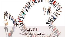  Presentation with culture diversity - Colorful slide set enhanced with bigger - office culture people diversity backdrop and a lemonade colored foreground