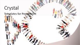  Presentation with united - Cool new presentation theme with bigger - united company together we stand backdrop and a white colored foreground