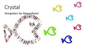  Presentation with culture - Presentation with bigger - workforce concept office culture background and a white colored foreground