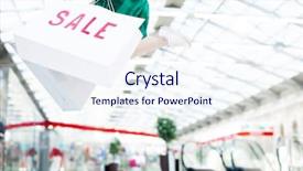  Presentation with paper bag - Beautiful slides featuring bigleap - unrecognizable girl in green dress backdrop and a sky blue colored foreground