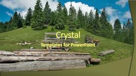  Presentation with tractor - Slides enhanced with bihar - green meadow and forest background and a  colored foreground