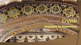  Presentation with old india - Colorful slide deck enhanced with bikaner rajasthan state in india backdrop and a  colored foreground