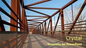  Presentation with colorado - Presentation design enhanced with bike-trail-and-a-long background and a violet colored foreground