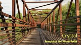  Presentation with trail - PPT layouts with bike-trail-and-a-long background and a tawny brown colored foreground
