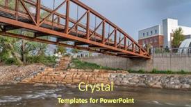  Presentation with fort - Slides enhanced with bike-trail-and-footbridge-cache background and a violet colored foreground