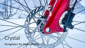  Presentation with fat - Colorful PPT theme enhanced with wheel hub of a fat backdrop and a light blue colored foreground