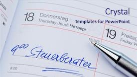  Presentation with tax - Beautiful presentation featuring bilan - appointment is entered backdrop and a sky blue colored foreground