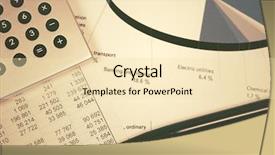  Presentation with financial market - Cool new PPT theme with bilan - financial accounting stock market graphs backdrop and a  colored foreground