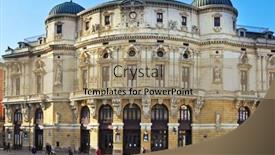  Presentation with opera - Cool new presentation design with bilbao-spain-november-14-teatro backdrop and a coral colored foreground