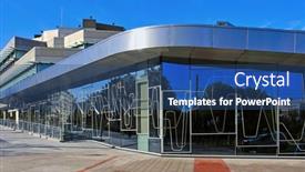  Presentation with association - Audience pleasing PPT theme consisting of bilbao-spain-november-16-euskalduna backdrop and a ocean colored foreground