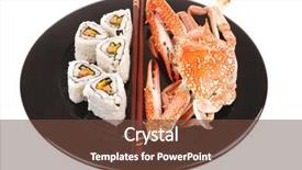  Presentation with cucumber cream - Presentation with bile - roll with cucumber cream cheese background and a  colored foreground