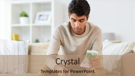  Presentation with accounting - Amazing slide deck having bill lading - finances accounting and people concept backdrop and a coral colored foreground