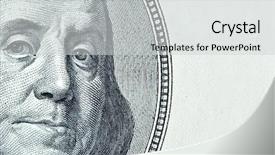  Presentation with space - Amazing presentation theme having bill rights - benjamin franklin with space backdrop and a light gray colored foreground