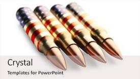  Presentation with american flag - Beautiful presentation theme featuring bill rights - bullets with pattern of american backdrop and a soft green colored foreground