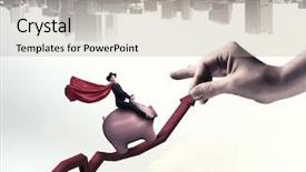  Presentation with media - Presentation theme consisting of bill rights - making your invesments grow mixed background and a mint green colored foreground