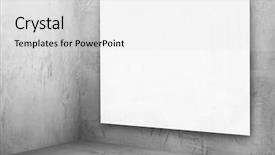  Presentation with corner - PPT layouts enhanced with billboard in corner of old background and a white colored foreground