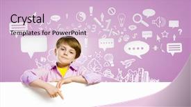  Presentation with blank - Beautiful PPT layouts featuring billboard techology - image of little cute backdrop and a lemonade colored foreground