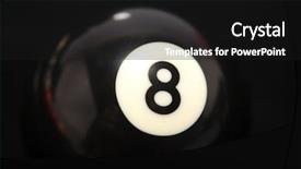 Presentation with billiard - Amazing slides having billiard ball backdrop and a black colored foreground