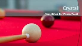  Presentation with billiard - Presentation with billiard-balls-are-photographed background and a mint green colored foreground