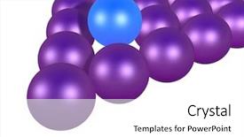  Presentation with billiard - Presentation theme featuring billiard balls isolated background and a white colored foreground