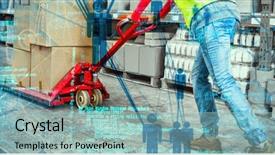  Presentation with binary - Audience pleasing presentation design consisting of binaries - people icons and binary codes backdrop and a light blue colored foreground