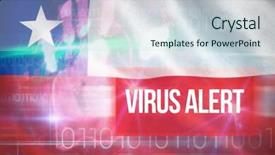  Presentation with alert - PPT layouts featuring binary code against digital background and a lemonade colored foreground