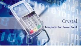  Presentation with blue circuit board - Cool new slide deck with binary-code-on-blue-circuit backdrop and a sky blue colored foreground