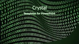  Presentation with code - Presentation theme consisting of binary code background and a wine colored foreground