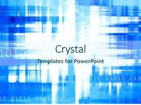 Binary Codes On Abstract Color PPT template 79 | CrystalGraphics