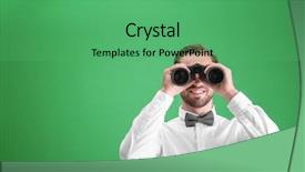  Presentation with binocular - PPT layouts featuring binocular on color background background and a  colored foreground