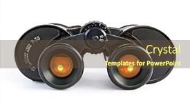  Presentation with filter - Theme consisting of binoculars-with-yellow-filter background and a  colored foreground