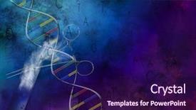  Presentation with dna - PPT layouts consisting of bio chemistry - painterly science and dna composition background and a wine colored foreground