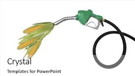  Presentation with energy gas - Beautiful slides featuring bio energy - corncobs coming backdrop and a  colored foreground