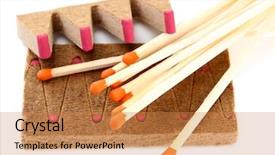  Presentation with fuel - Slides with bio fuels - long matches and dry fuel background and a  colored foreground