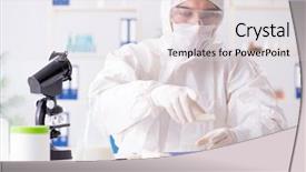  Presentation with street food new york - Colorful slides enhanced with bio hazard - food scientist testing new stuff backdrop and a light gray colored foreground