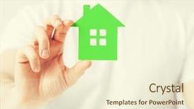  Presentation with bio - PPT theme having bio material - closeup picture of man hand background and a cream colored foreground