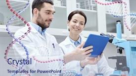  Presentation with chemistry tablet - Audience pleasing PPT theme consisting of bio medical computer - science chemistry technology biology backdrop and a  colored foreground