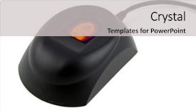  Presentation with biometric device - Cool new slides with bio sensor - biometric fingerprint device backdrop and a  colored foreground